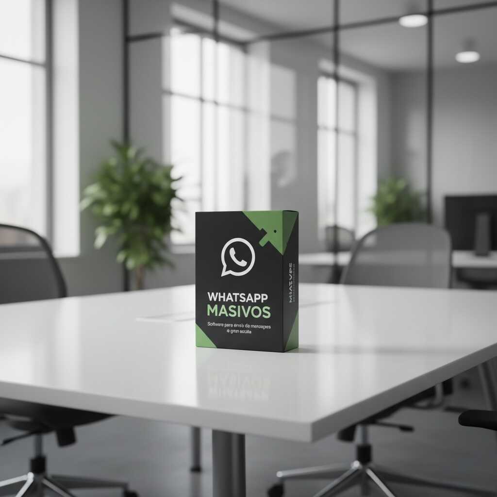 Software para whatsapp bulk sender corriendo en una laptop